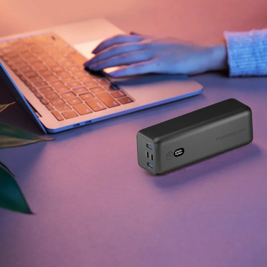 Powerology Onyx 30000mAh Dual USB C Power Bank – image 2