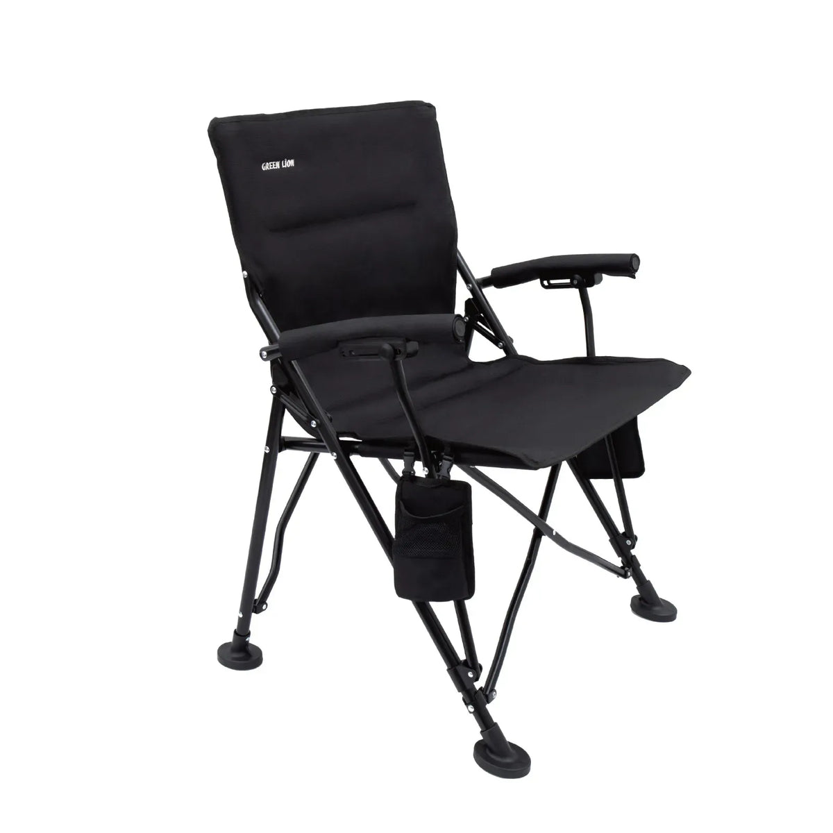 Green Lion Outdoor Camping Chair with Carrying Bag Black – image 3