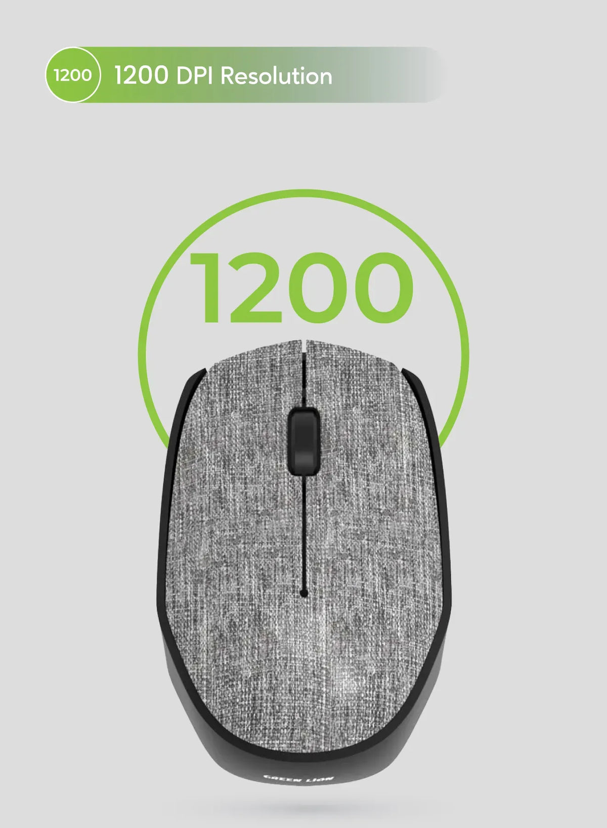 Green Lion G100 Wireless Mouse Gray – image 13