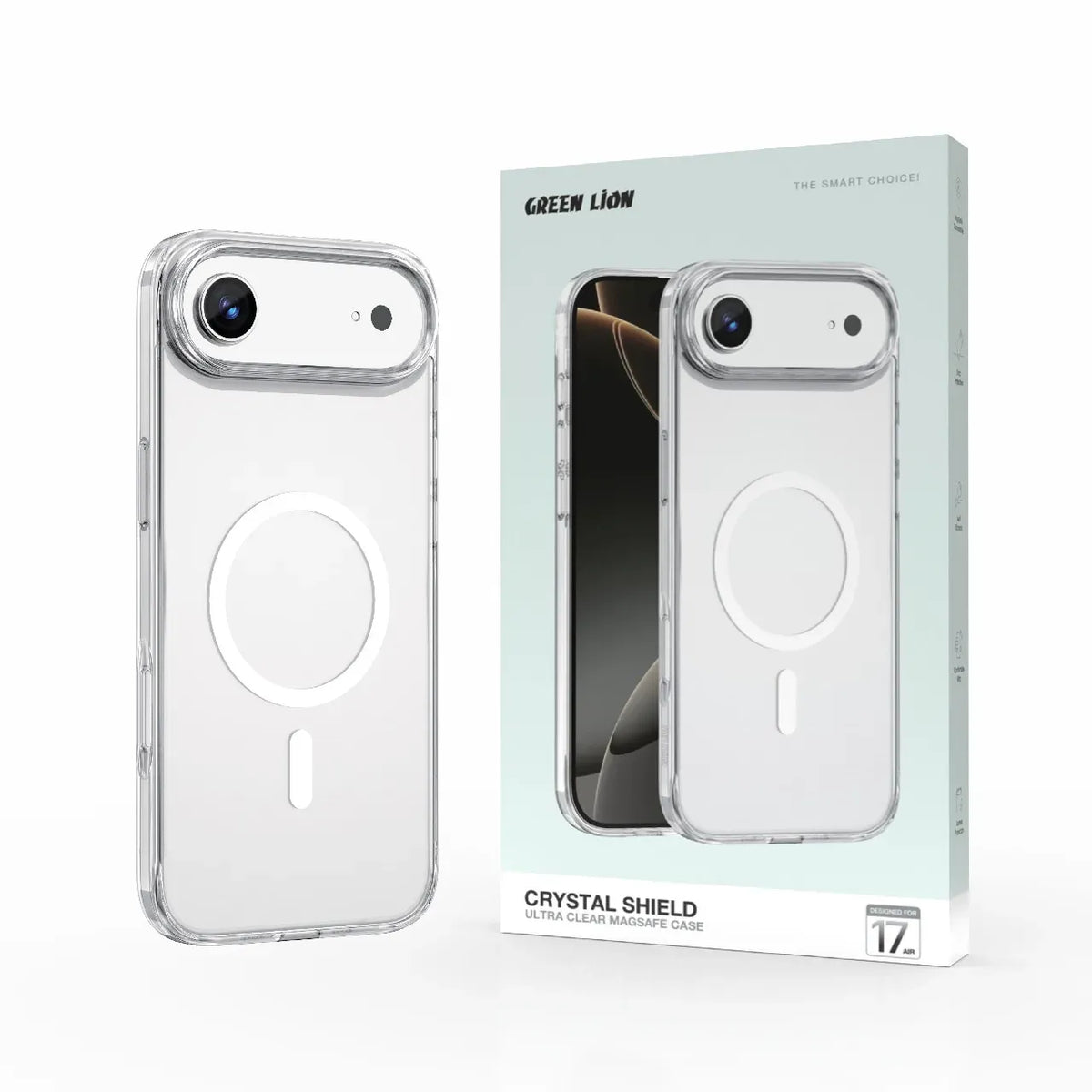 Green Lion Crystal Shield Ultra Clear Mag Safe Case – image 6