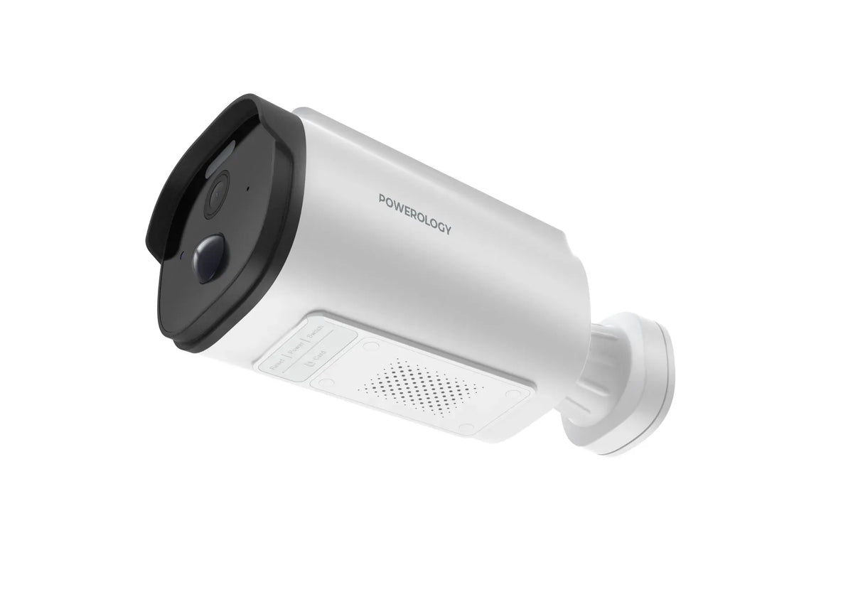 Powerology Built in Solar Outdoor Camera White – image 2