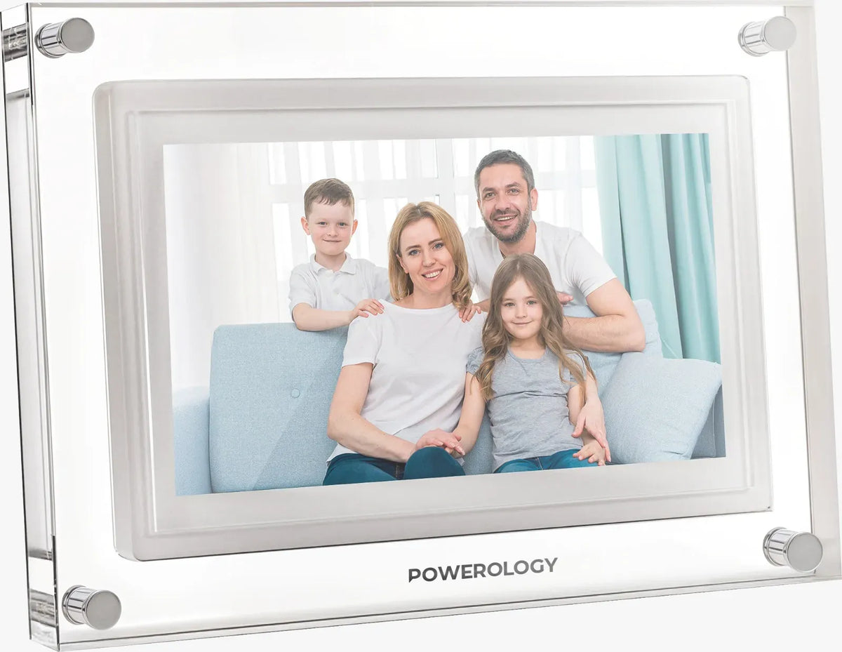 Powerology 7 Smart Frame Digital Photo Display White – image 9