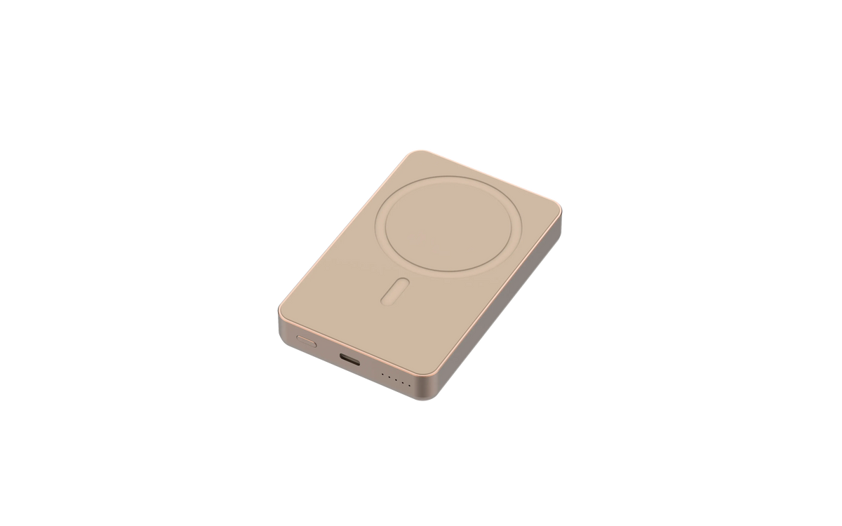 Powerology Spetelli 10000 m Ah MagSafe Aluminum Power Bank PD 20 W - Desert Titanium – image 2