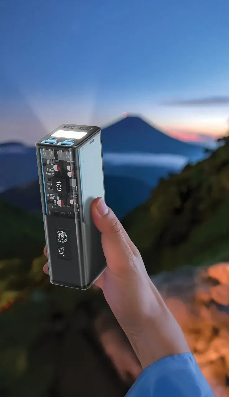 Powerology Energie 27000mAh Power Bank with AC Outlet Black – image 4