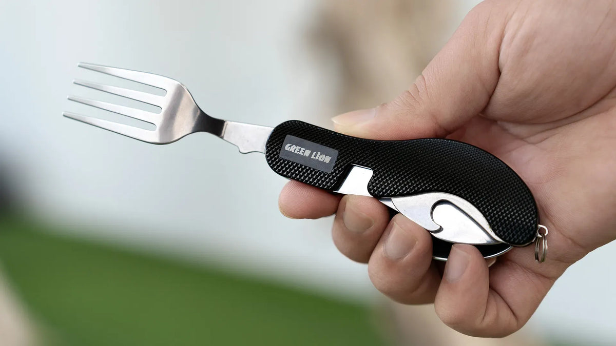 Green Lion 4 in 1 Cutlery Set Black – image 2