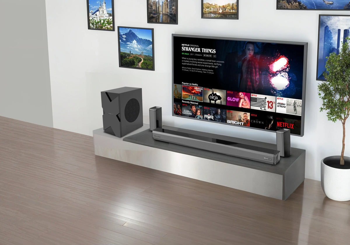 Powerology 5 1ch Home Theater System Black – image 1