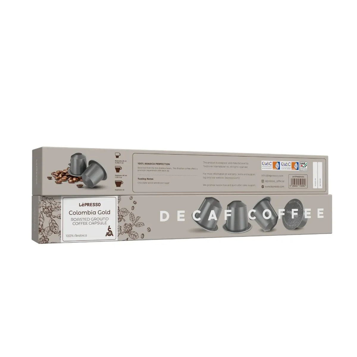 LePresso Colombia De Caf Coffee Capsule - Silver – image 4