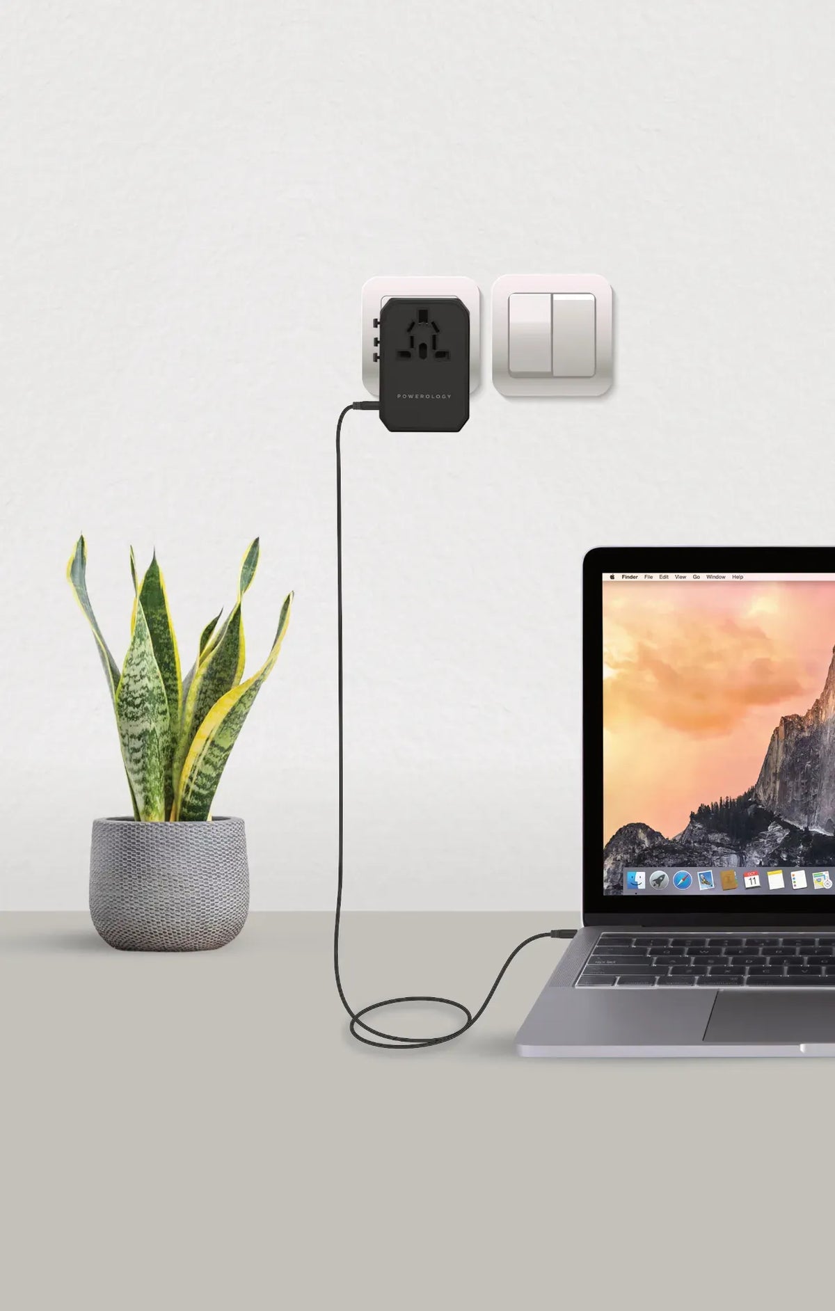 Powerology Universal Multi-Port Travel Charger - Black – image 9