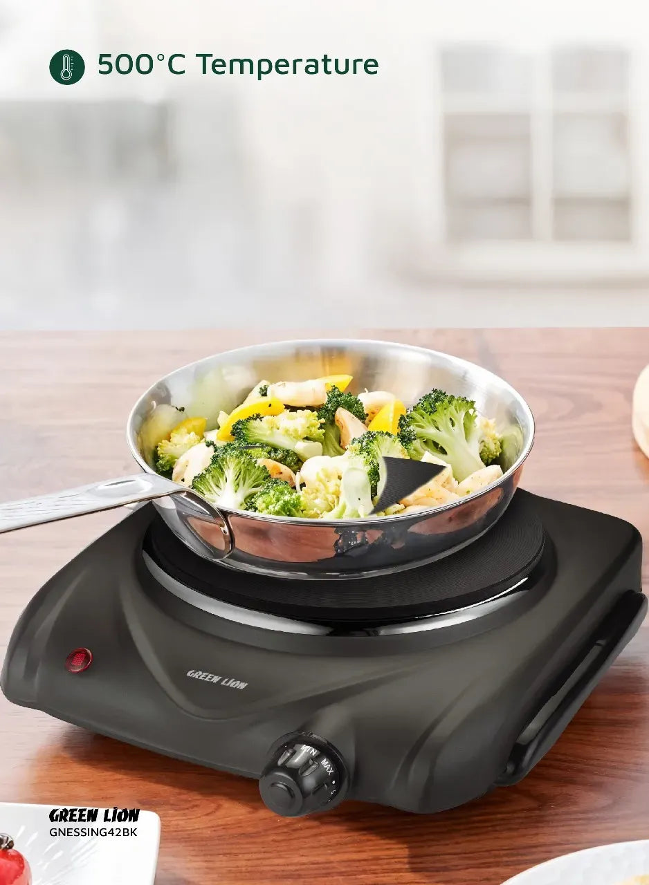 Green Lion Electric Stove Single Hot Plate Black – image 4