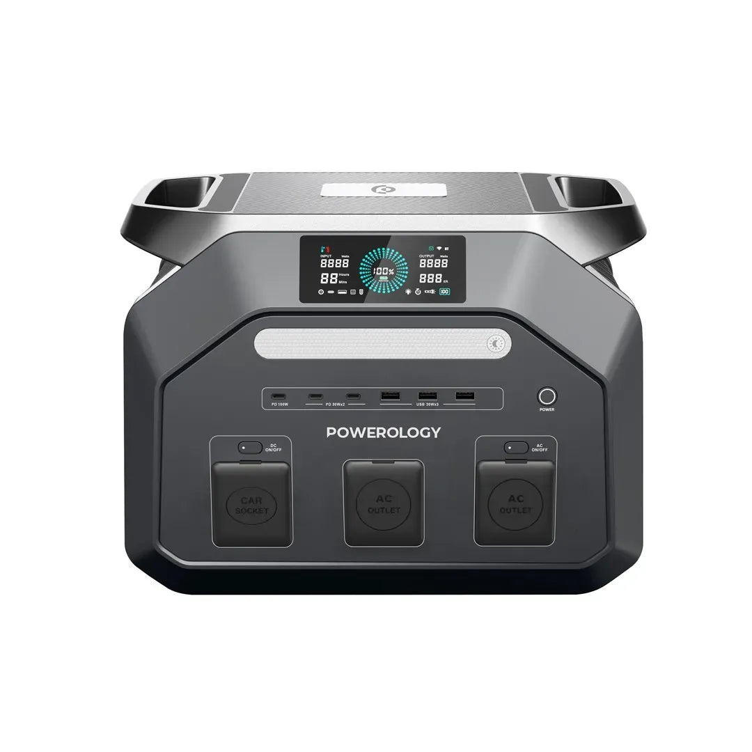 Powerology Dynamic1800 Portable Power Station 1800w Black – image 6