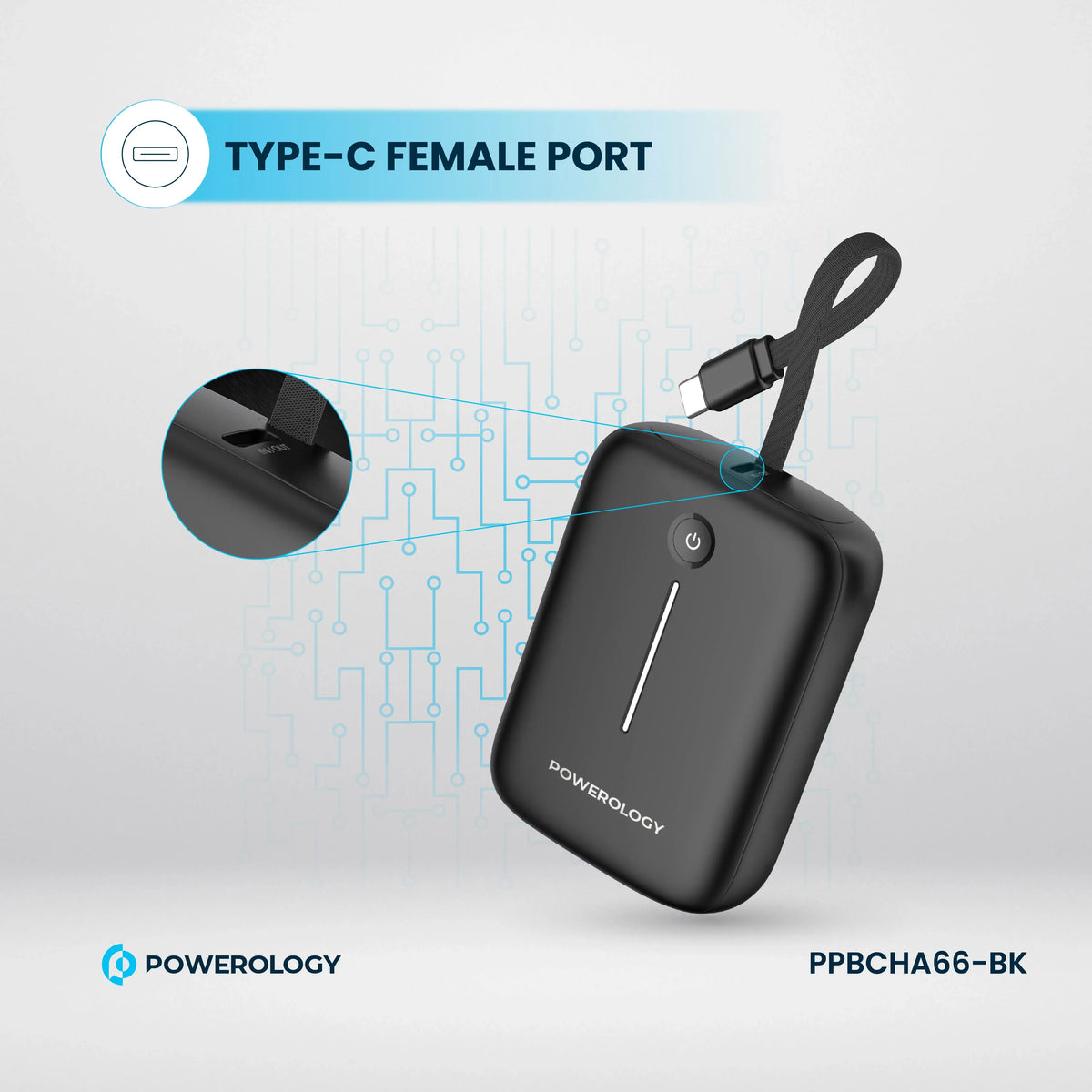 Powerology 10000 m Ah Power Bank - Black – image 8