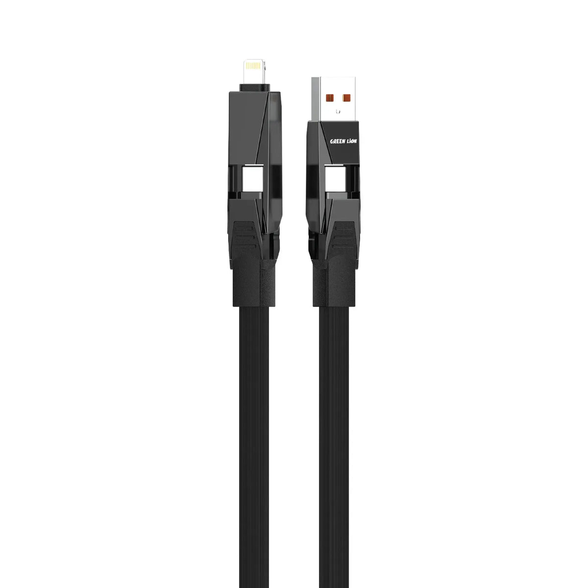 Green Lion 4 in 1 Fast Charging Cable Black – image 3