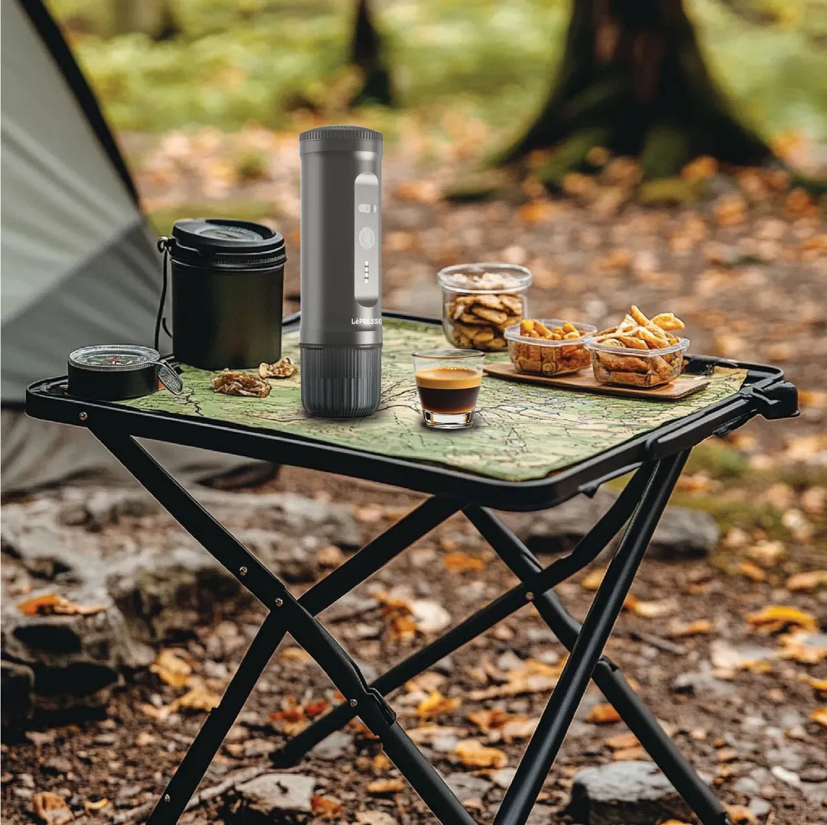 LePresso Portable 2-IN-1 Espresso Maker - Gray – image 3