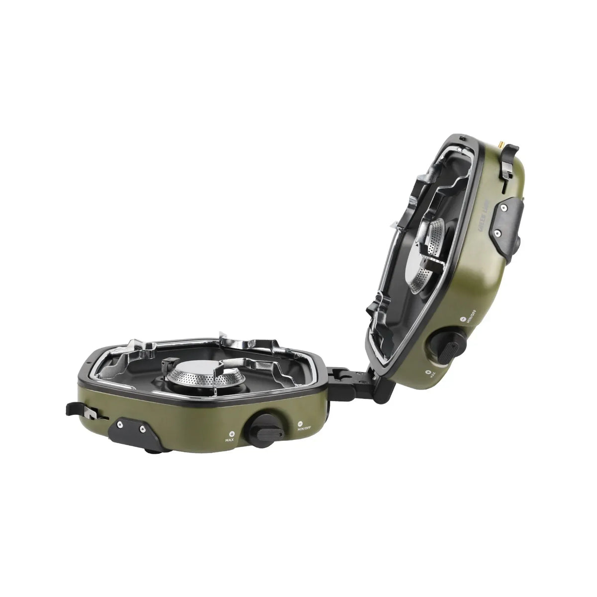 Green Lion Twin Flame Foldable Camping Stove Green – image 4