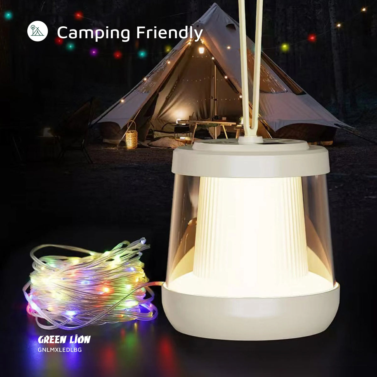 Green Lion Lumex LED with Inbuilt LED Strip Light Beige – image 7