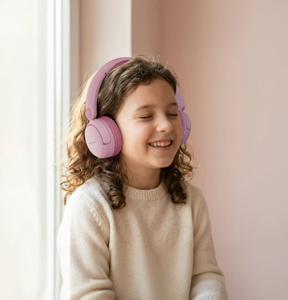 Green Lion GK-700 Kids Headphones - Pink – image 4