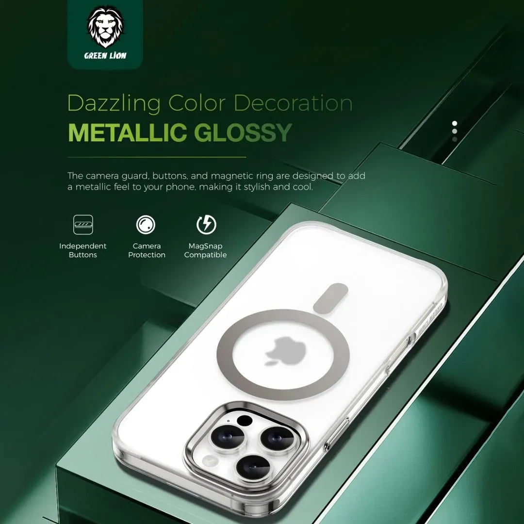 Green Lion Matte Mag Safe - WhiteTitanium – image 9
