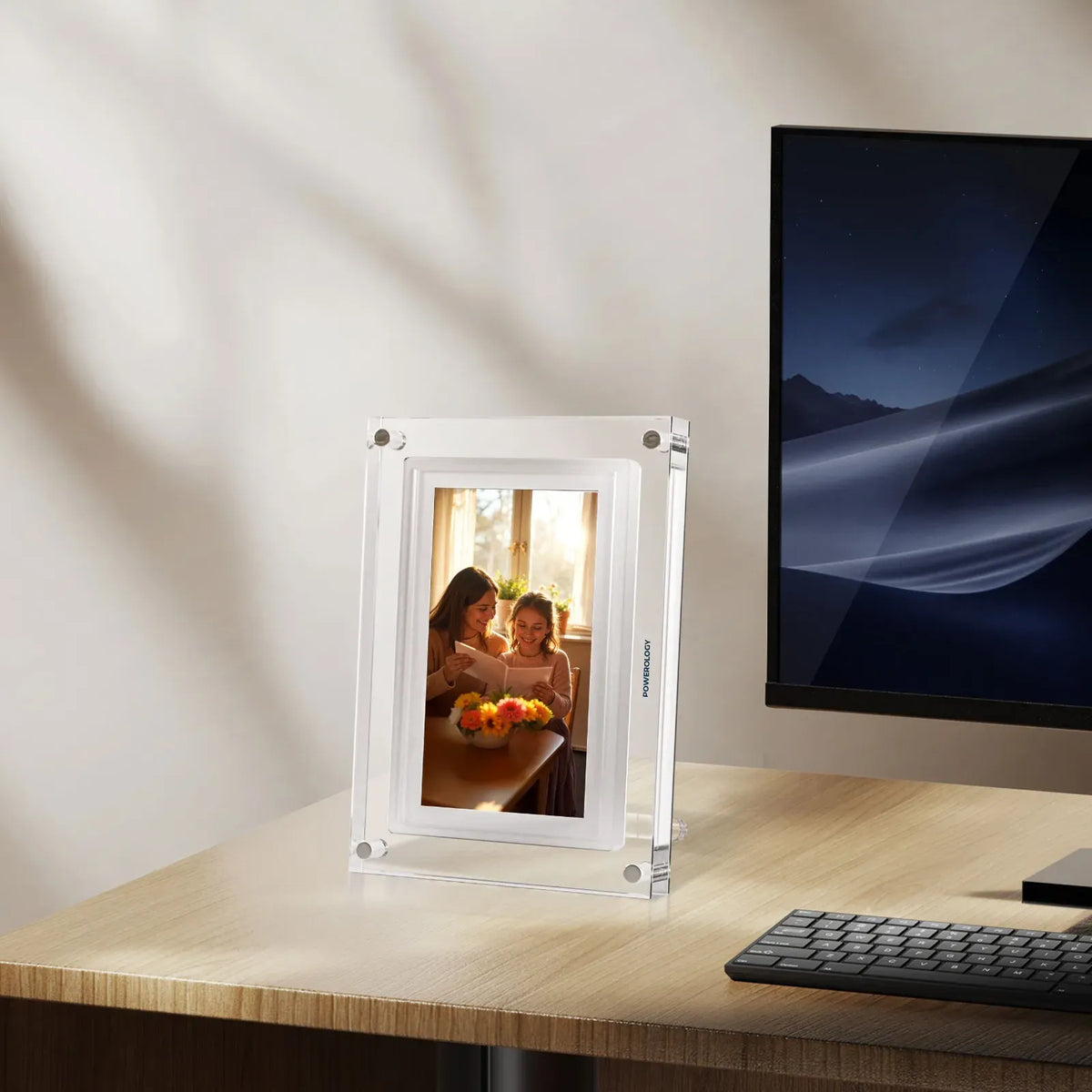 Powerology 7 Smart Frame Digital Photo Display White – image 10