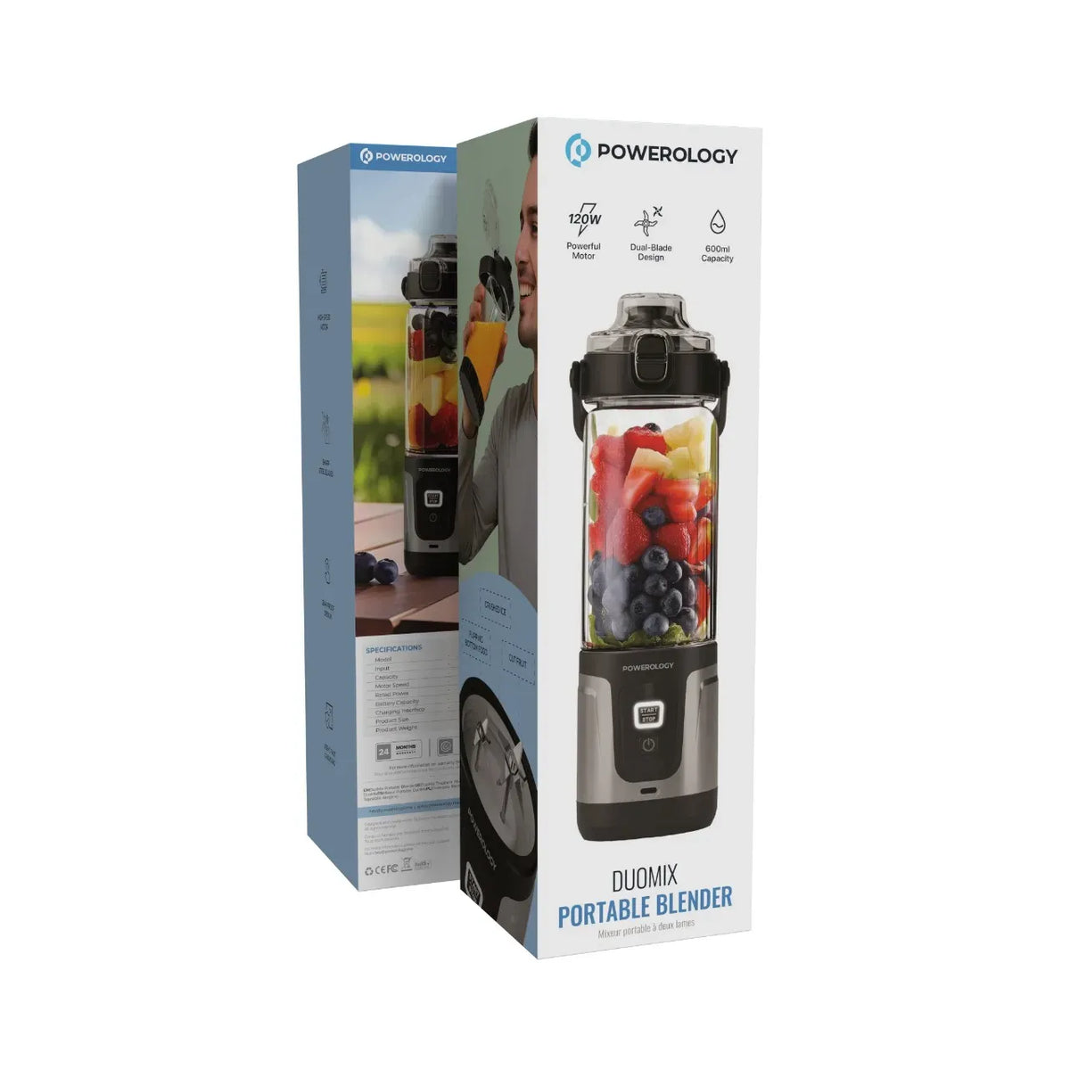 Powerology Duomix Portable Blender - Black – image 3