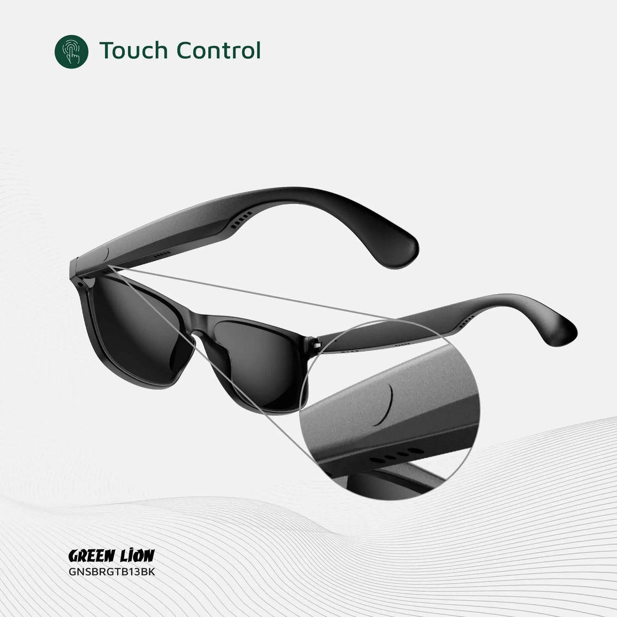 Green Lion Sydney Smart Glasses Black – image 11