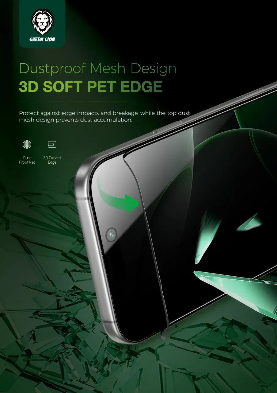 Green Lion Diego Pet Privacy Screen Protector - Black Edge/Privacy – image 3