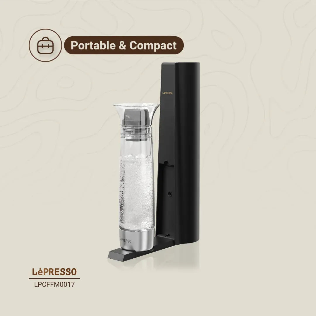 LePresso Carbonator Instant Sparkling Water 800ml Black – image 5