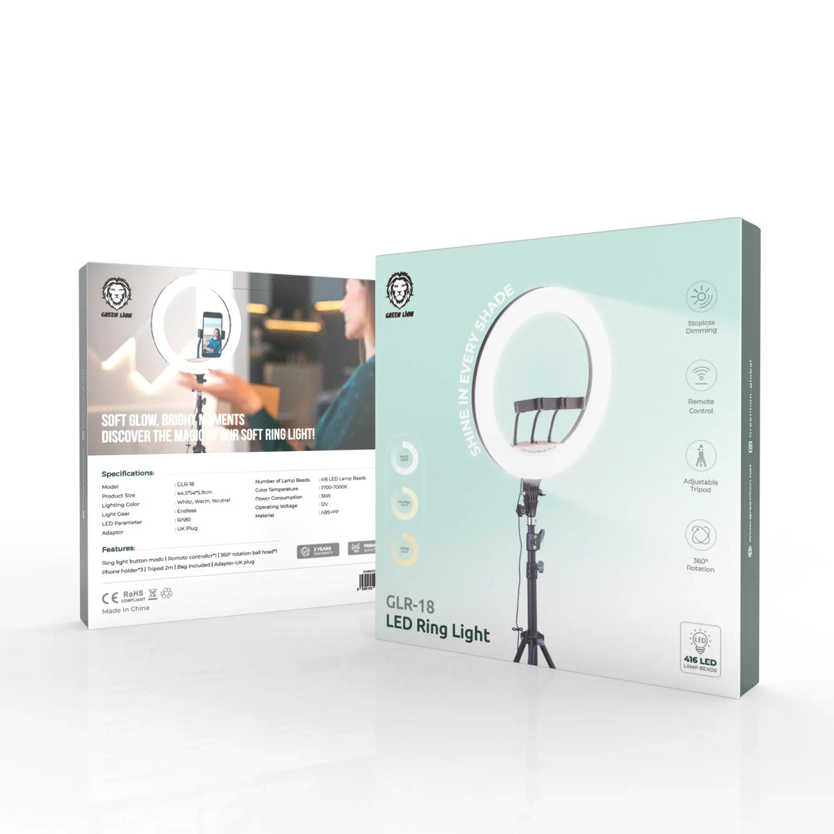 Green Lion Button Mode Ringlight 18 – image 3