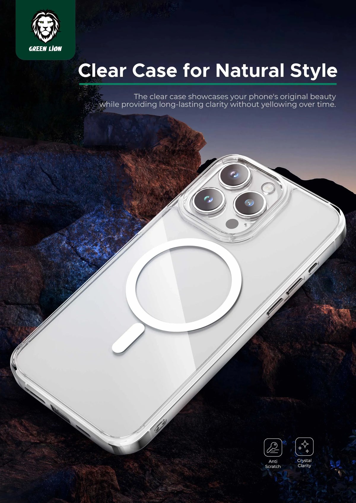 Green Lion Mag Safe Crystal Clear – image 8