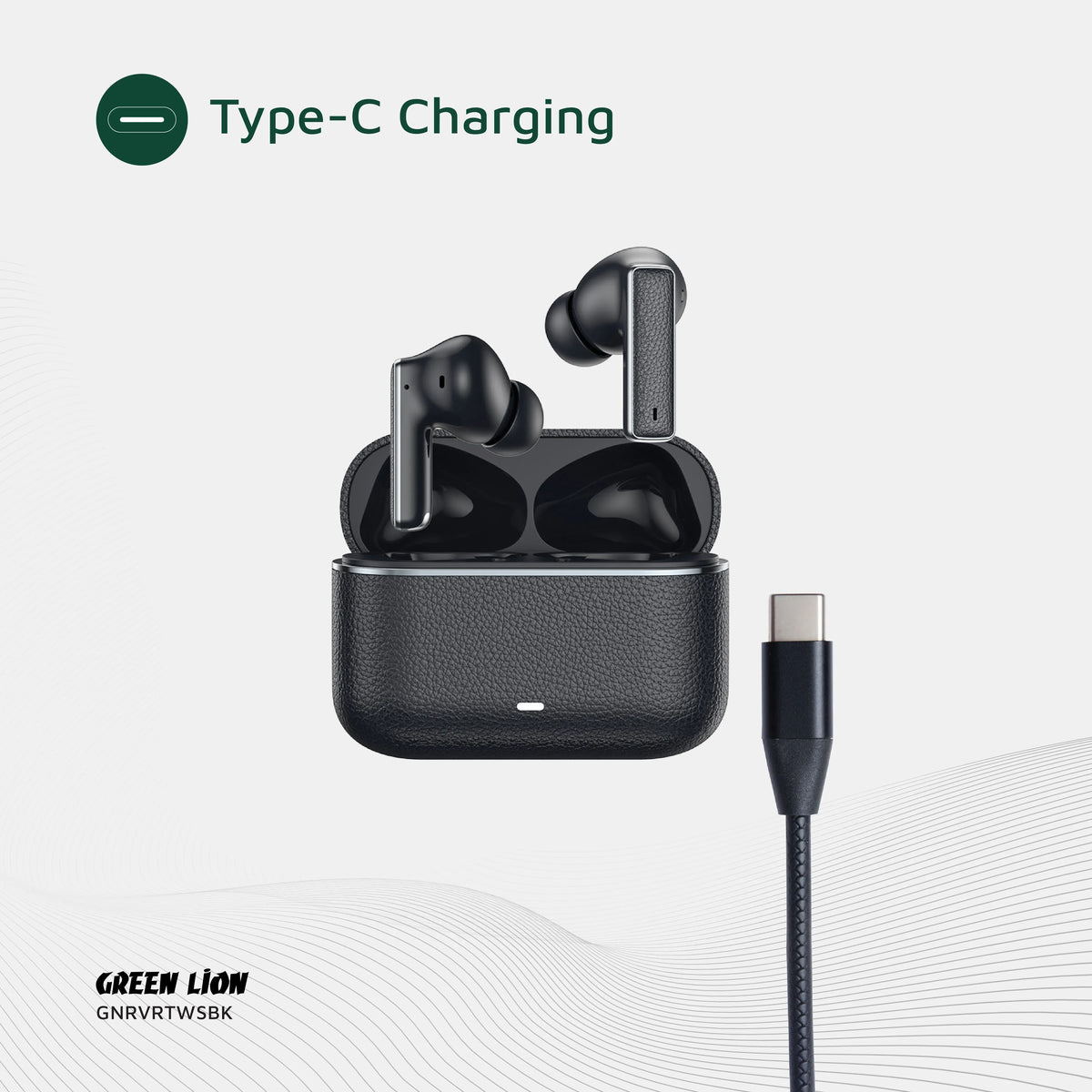 Green Lion River True Wireless Earbuds - Black – image 7