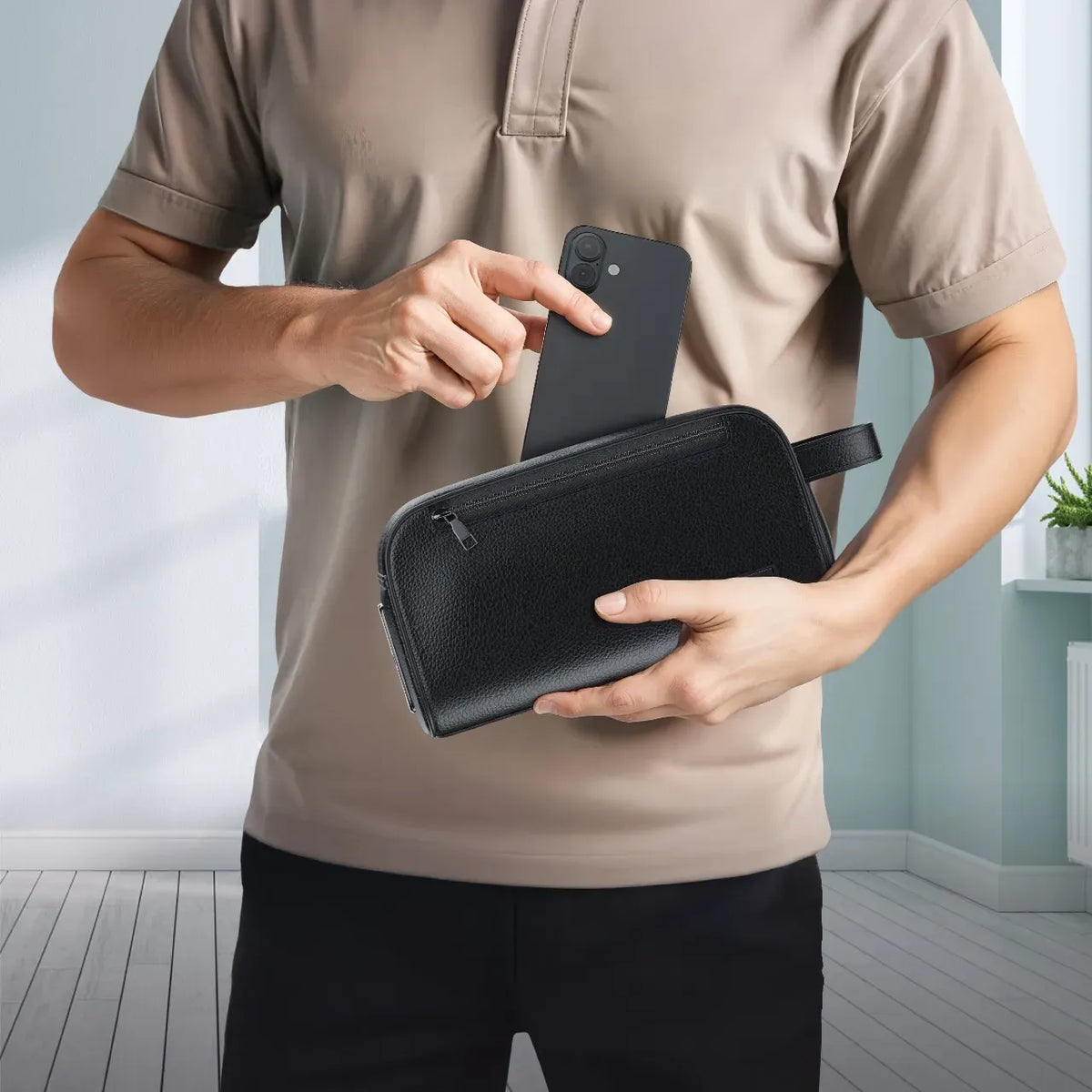 Green Lion Liora Fingerprint Bag Black – image 5