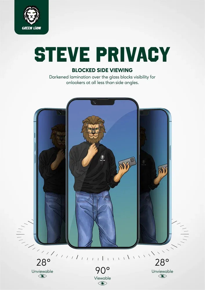 Green Lion 9h Steve Privacy Full Glass Screen Protector Iphone 11 – image 6