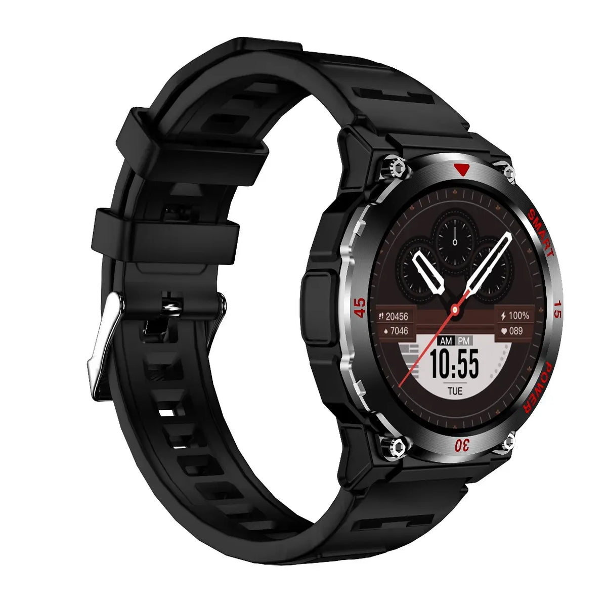 Green Lion Gear Fit Smart Watch - Black – image 6
