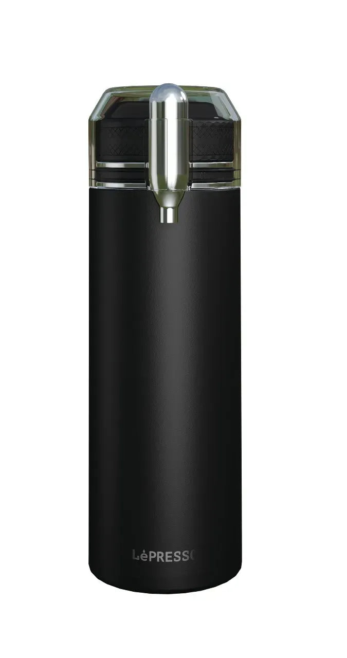 LePresso Sparkling Water Bottle Double Wall Vacuum - Black – image 3