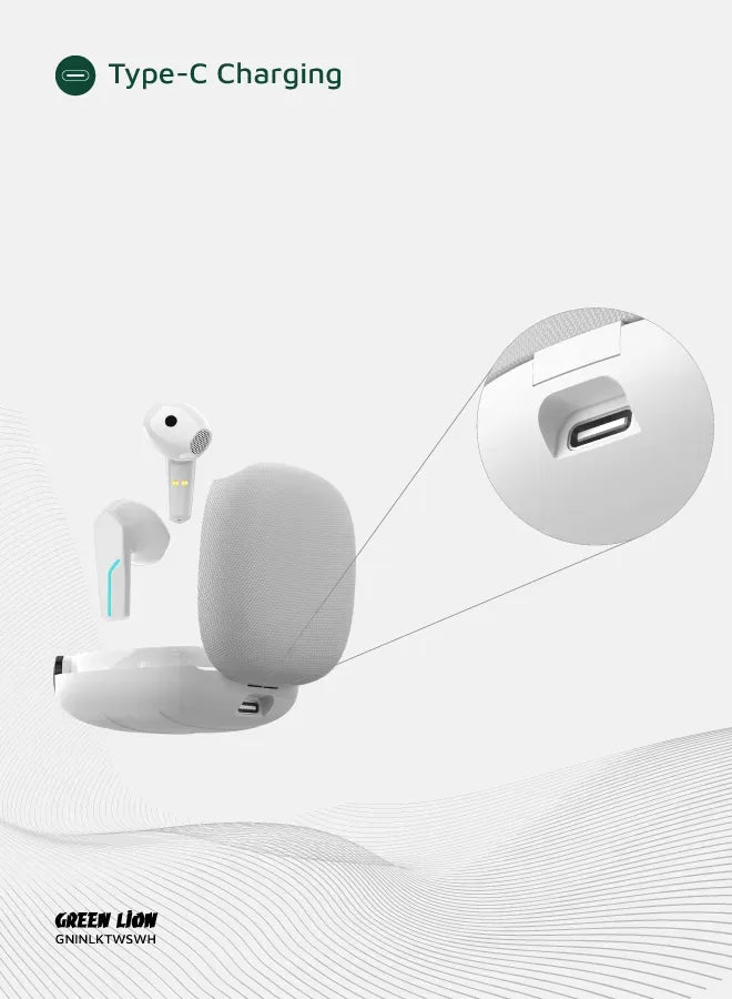 Green Lion Interlaken True Wireless Earbuds - White – image 13