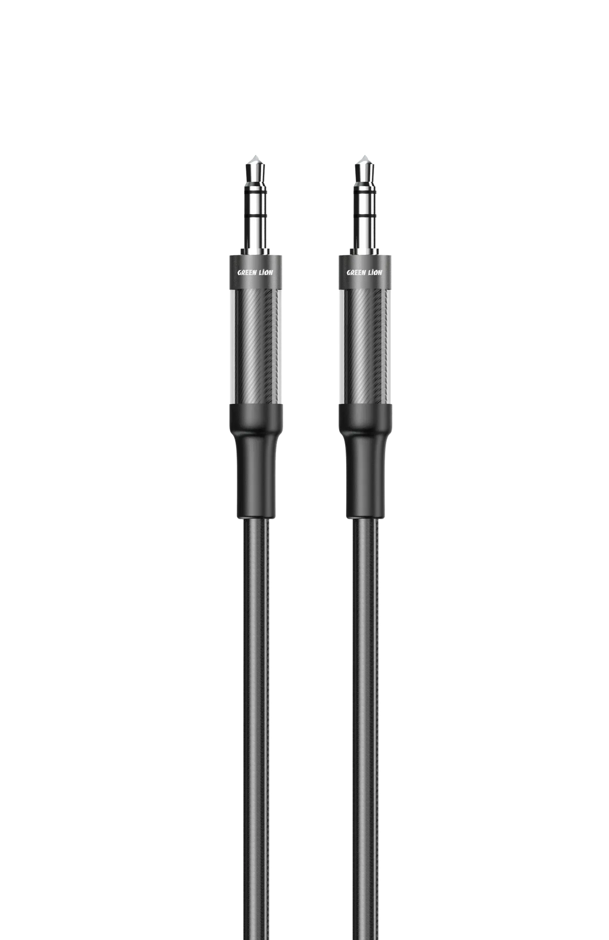 Green Lion Aux to Aux Braided Cable 1m Black – image 6