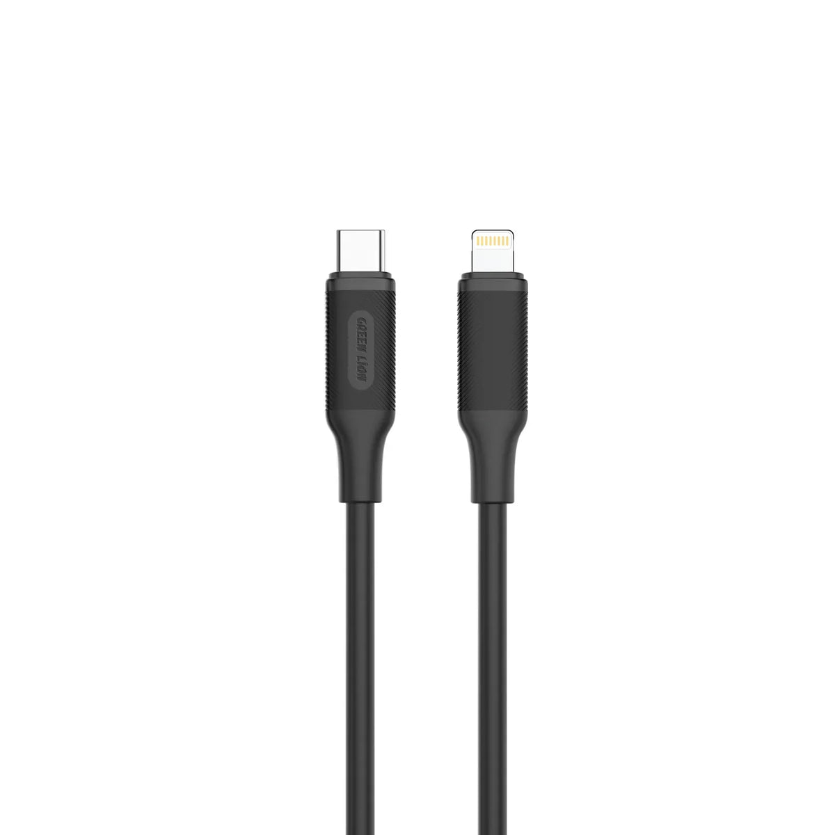 Green Lion USB C to Lightning Pvc Cable 2m Black – image 2