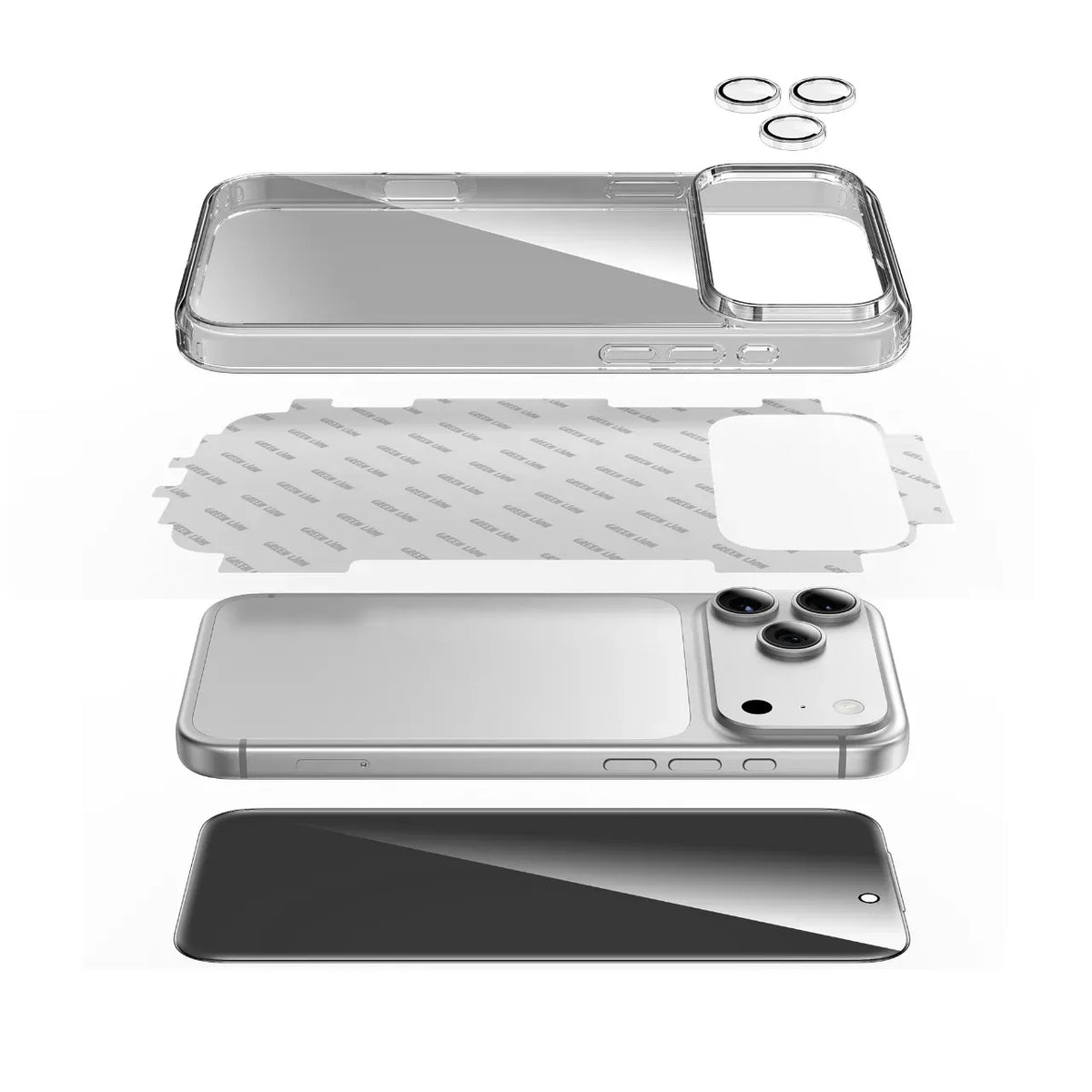 Green Lion Quad Protection Privacy - Clear – image 3