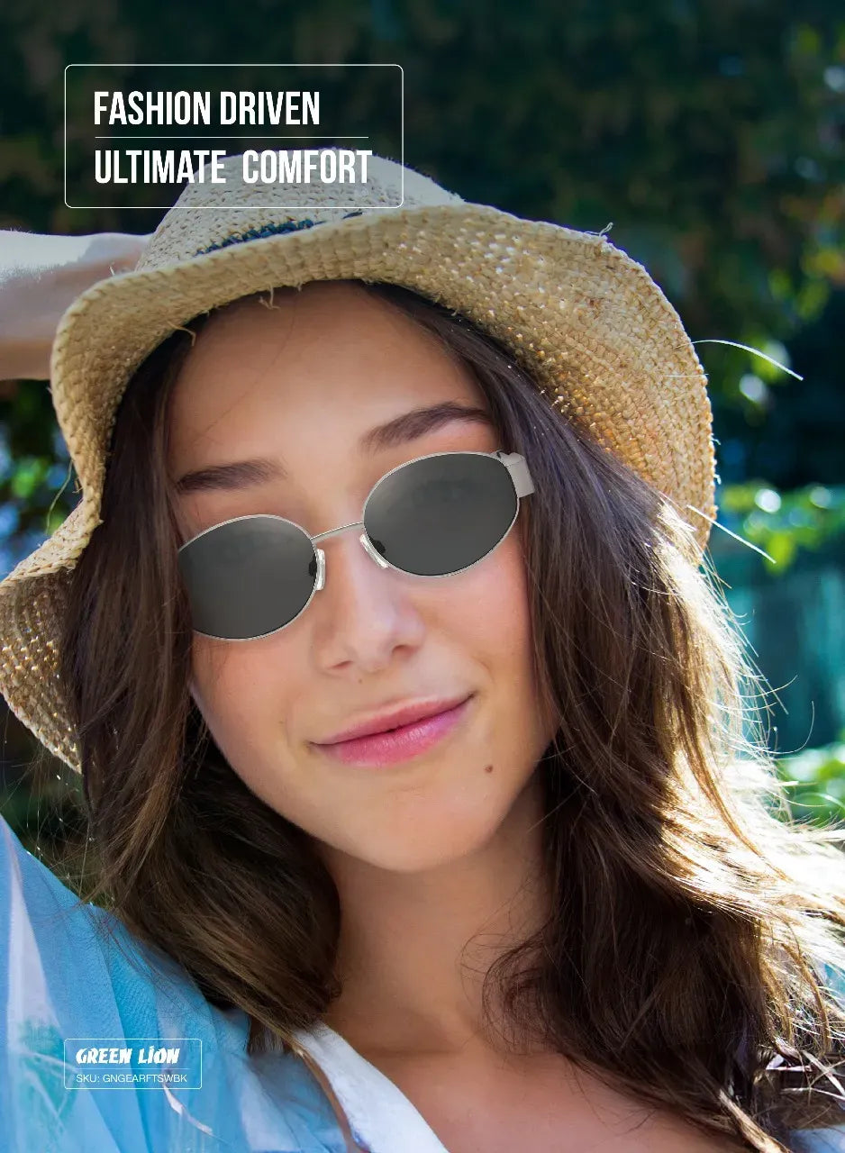 Green Lion Montara Sunglasses Silver – image 8