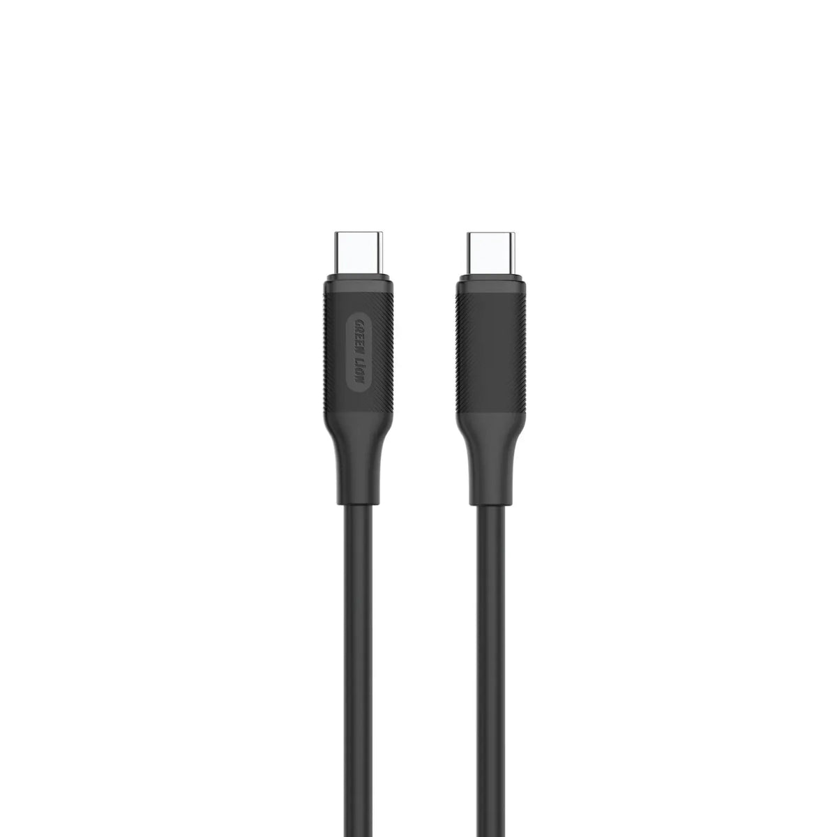 Green Lion USB C to USB C Pvc Cable 2m Black – image 2