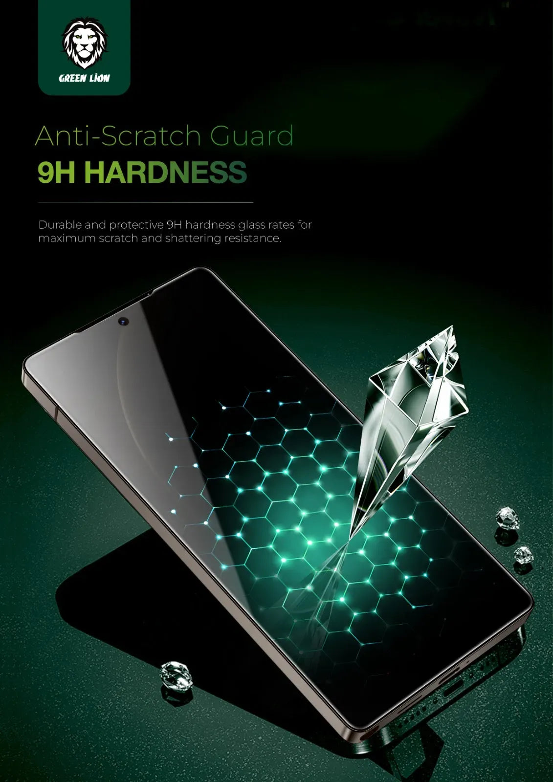 Green Lion 9h Privacy Shield Fingerprint Unlock Privacy Glass S25 Ultra – image 13