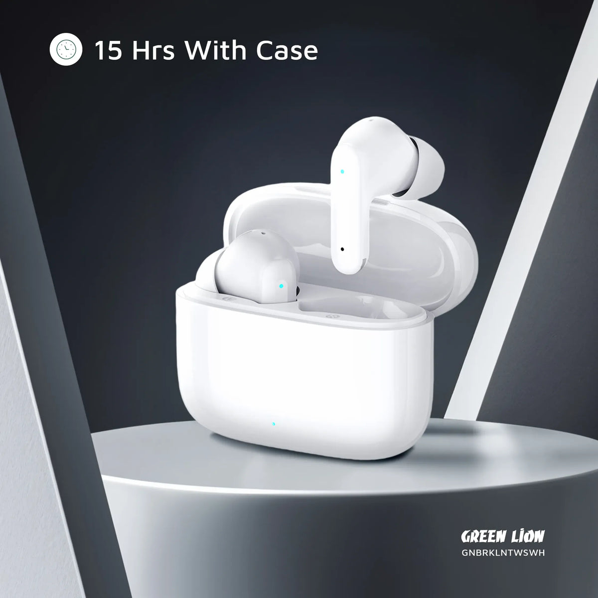 Green Lion Brooklyn True Wireless Earbuds - White – image 10