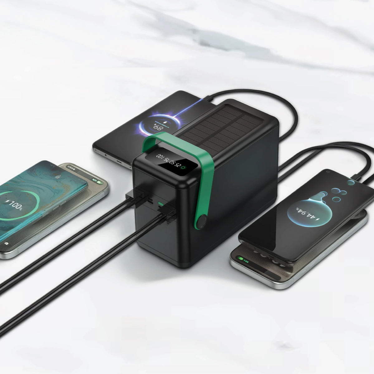 Green Lion Solar Max 120000mAh Power Bank Black – image 4