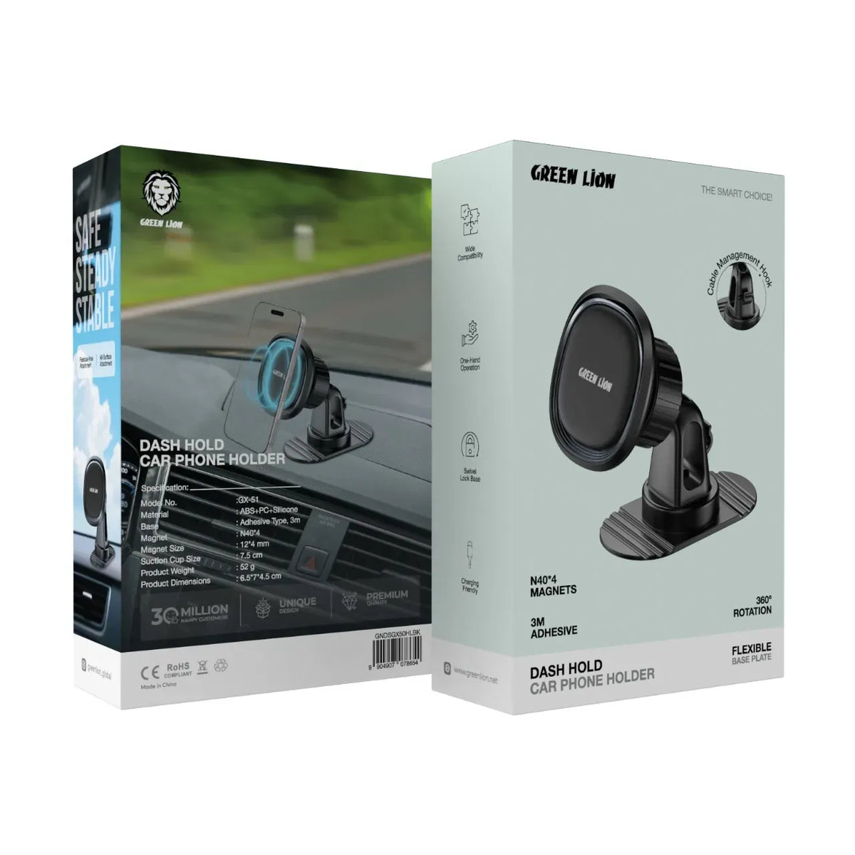 Green Lion Dash Hold Car Phone Holder Black – image 4