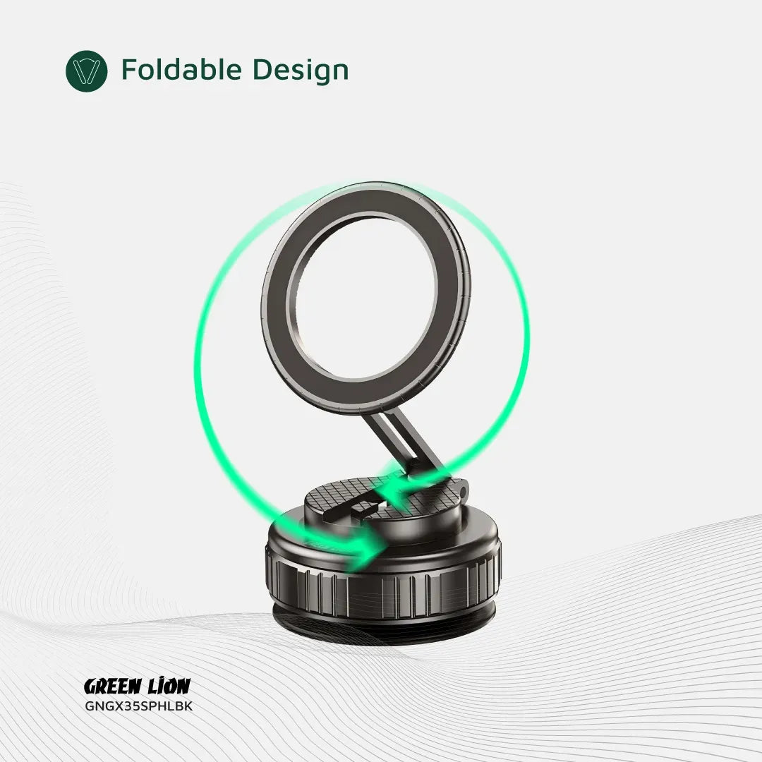 Green Lion Gx 35 Suction Phone Holder Black – image 3