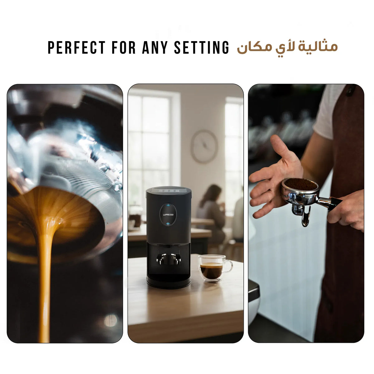 LePresso Tampmaster Pro Automatic Coffee Tamper Black – image 7