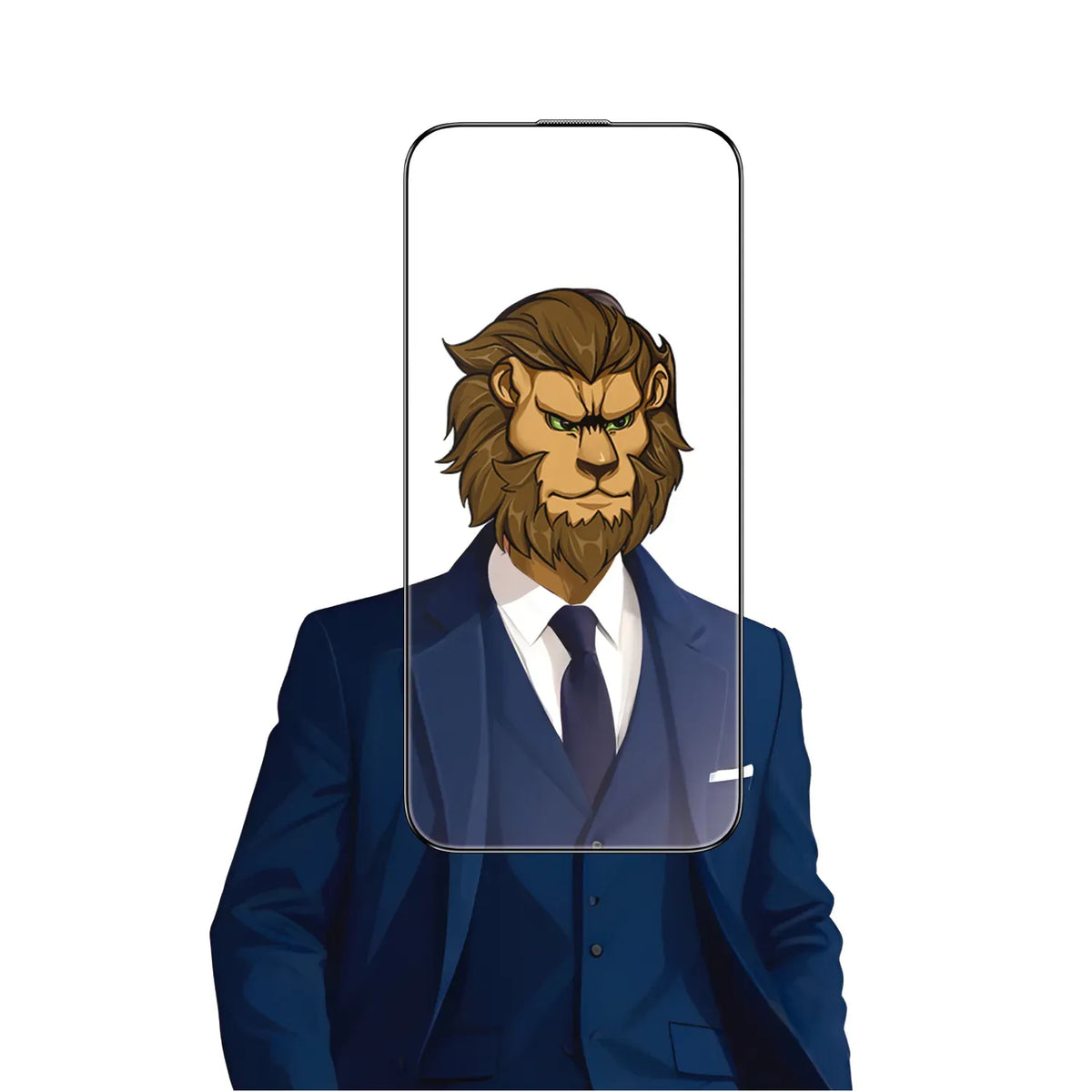 Green Lion SIRLouis 3 D Curved Screen Protector - Clear – image 4