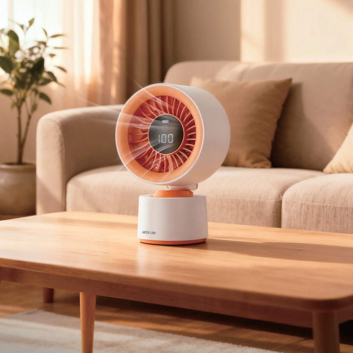 Green Lion VELARDesktop Fan - White – image 2