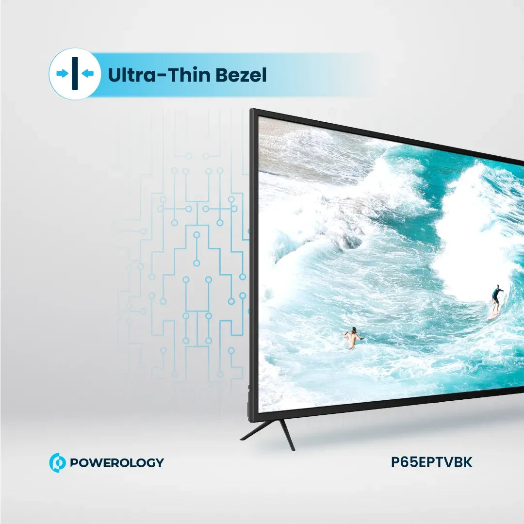 Powerology Break Proof Android Smart TV 65 Black – image 10