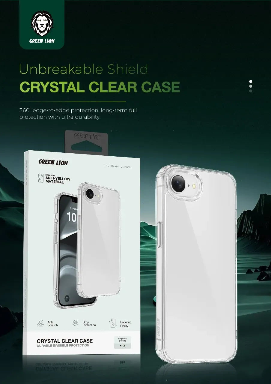 Green Lion Crystal Clear Case – image 7
