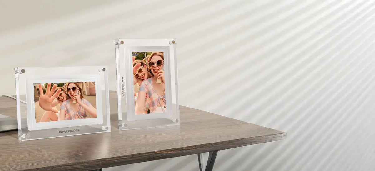 Powerology 10 Smart Frame Digital Photo Display White – image 2
